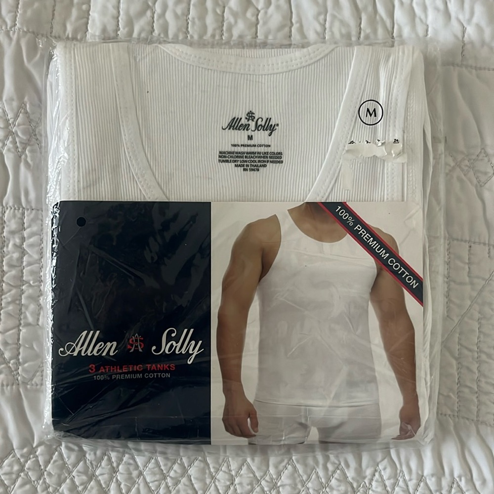 Allen Solly 3 Athletic Tops - 100% Premium Cotton - Medium